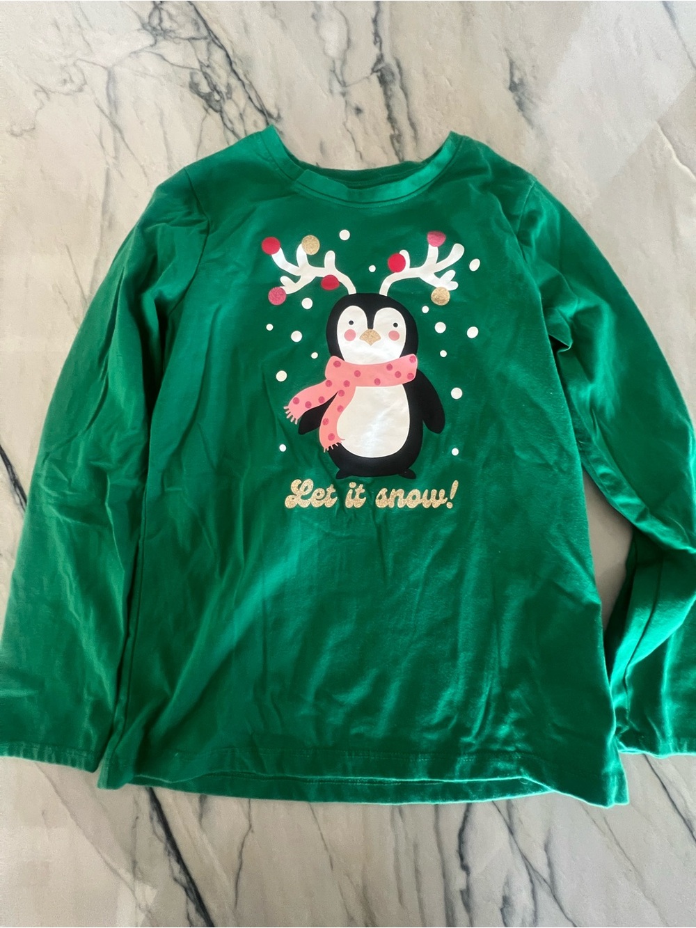Holiday Time Penguin Shirt - Let It Snow